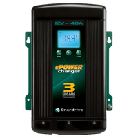 Enerdrive 12V 40A Multi-Bank ePower Battery Charger