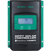 Enerdrive MPPT 12/24V-20A Solar Charge Controller w/ Display