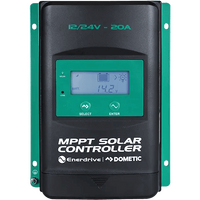 Enerdrive MPPT 12/24V-20A Solar Charge Controller w/ Display