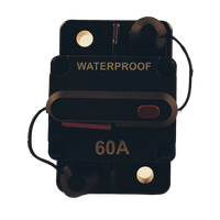 Combined switch & circuit breaker 60A heavy duty manual reset waterproof