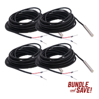 Exotronic Ekrano/Cerbo GX 6mm Slim Temperature Sensor - 4 Pack