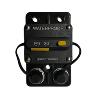 Exotronic 30A Surface Mount Waterproof DC Circuit Breaker - Side by Side