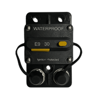 Exotronic 30A Surface Mount Waterproof DC Circuit Breaker - Side by Side