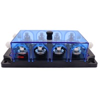 Exotronic 4 Way Mega Fuse Holder With Cover