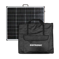 Exotronic 24V 200W Portable Folding Solar Panel - No Controller