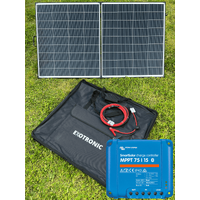 Exotronic 200W Portable Folding Solar Panel + Victron SmartSolar 75/15