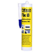 Fixtech Fix8 Structural Silicone 300ml Cartridge WHITE