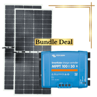 Sunman eArc 2x 215W Flexible Solar Panel & Victron SmartSolar MPPT 100/30 Kit