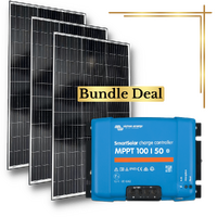 Exotronic 3 x 180W Solar Panel & Victron SmartSolar MPPT 100/50 Kit