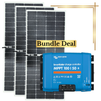 Sunman eArc 3x 215W Flexible Solar Panel & Victron SmartSolar MPPT 100/50 Kit
