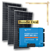 Exotronic 3x 225W Solar Panel & Victron Smart Solar MPPT 100/50 Kit