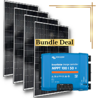 Exotronic 4x 180w Solar Panel & Victron SmartSolar MPPT 100/50 Kit