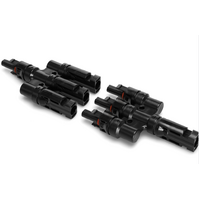 MC4 Compatible '3 to 1' Branch Joiner Connector Pair