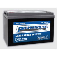 PowerHouse 120Ah Lead-Carbon Deep Cycle Battery