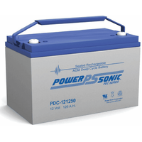 Power-Sonic 12V 125Ah C20 Cyclic AGM Battery