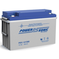 Power-Sonic 12V 128Ah AGM Deep Cycle Battery
