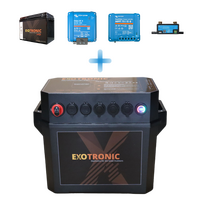 Exotronic 180Ah Pre-wired Orion XS + SmartSolar + SmartShunt Battery Box
