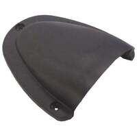 Cable entry clamshell cover - large black