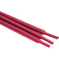 Hellermann Tyton Red 6-2mm 3:1 Glue-Lined Heat Shrink, 1.2m