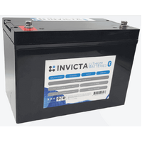 Invicta Lithium 12V, 100Ah Bluetooth Battery