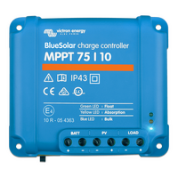 Victron BlueSolar (Non-Bluetooth) MPPT 75/10 (12/24V-10A) Solar Charge Controller
