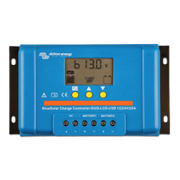 Victron 12/24V 20A BlueSolar PWM-LCD&USB (DUO Dual Battery) Solar Charge Controller