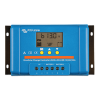 Victron BlueSolar PWM-LCD&USB (DUO Dual Battery) 12/24V-20A Solar Charge Controller