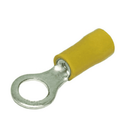 Insulated Yellow Ring M10 Terminal 1PC