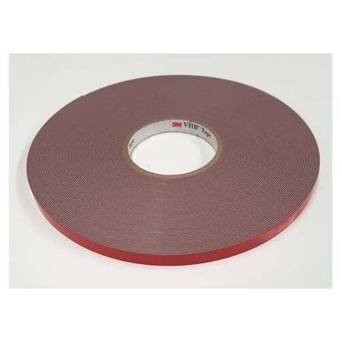 3M VHB Acrylic Foam Tape 4941 1mm thick x 12mm wide x 33m length roll