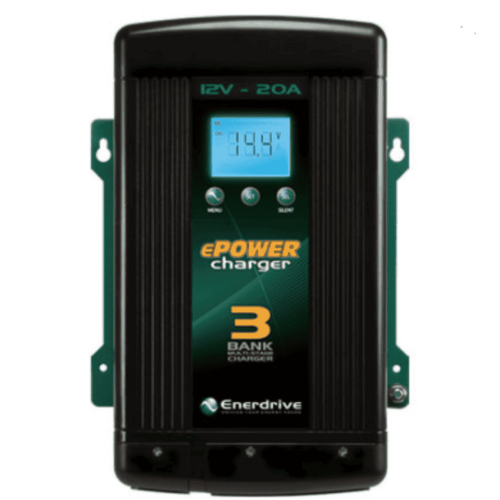 Enerdrive ePower Multi-Bank 12V-20A Battery Charger+EN31220+ePower Multi-Bank 12V-20A, Battery Charger Enerdrive 