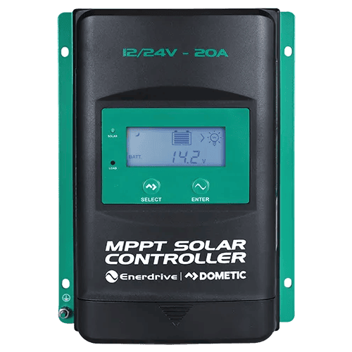 ENERDRIVE MPPT SOLAR CONTROLLER W/DISPLAY - 20AMP 12/24V