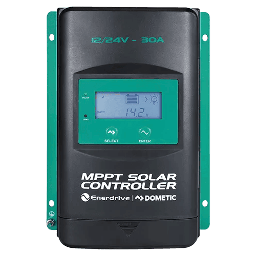 ENERDRIVE MPPT SOLAR CONTROLLER W/DISPLAY - 30AMP 12/24V