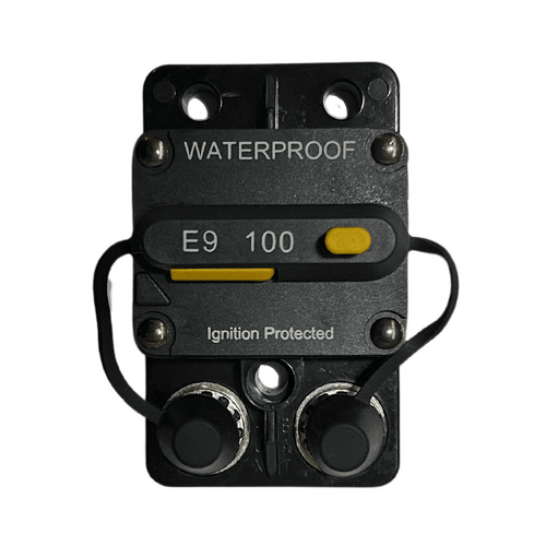 Exotronic 100A Surface Mount Waterproof DC Circuit Breaker - Side by Side