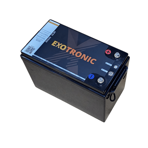 Exotronic 12V 300Ah Compact Smart Bluetooth Lithium Battery