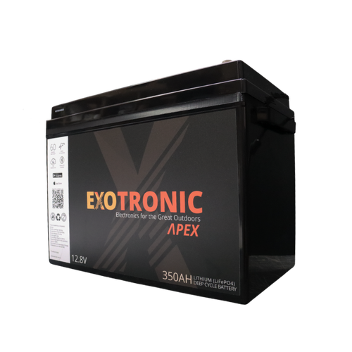 Exotronic 12V 350Ah Apex IP67 Smart Bluetooth Lithium Battery
