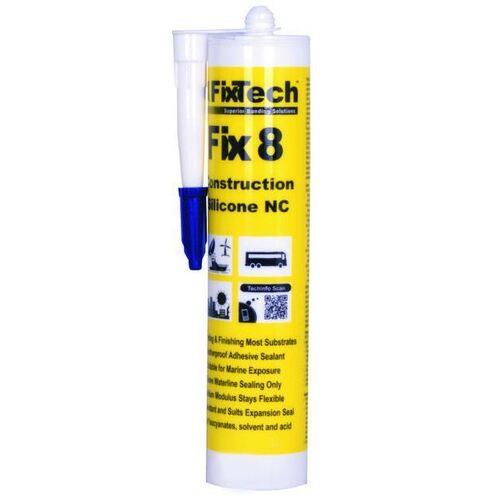 Fixtech Fix8 Structural Silicone 300ml Cartridge WHITE