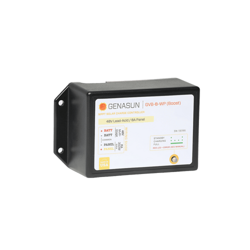 Genasun 8A MPPT 48V Voltage Boost (Lead-Acid) - Waterproof Solar Charge Controller