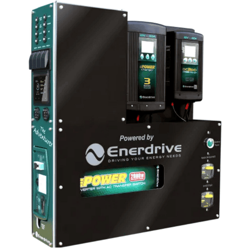 Enerdrive Adventurer System RIGHT 40AC 40DC 2000X inc Simarine SCQ50