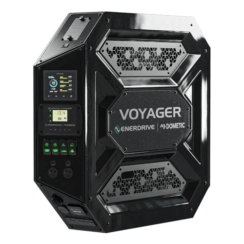 Enerdrive Voyager System Left 12V 3000W/100A Inverter/Charger 40DC w/ Simarine SCQ50
