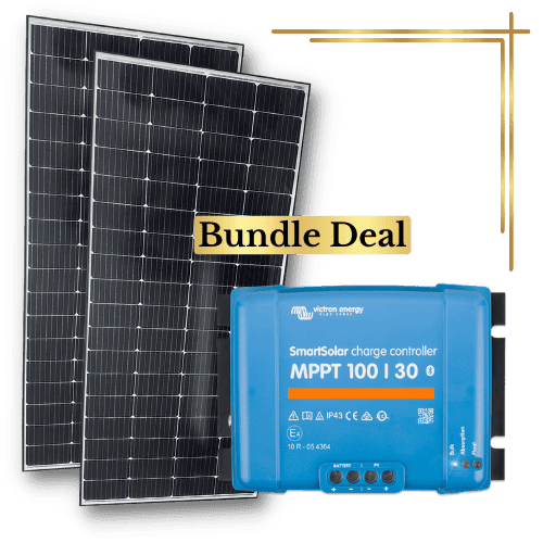Exotronic 2x 225W Solar Panel & Victron SmartSolar MPPT 100/30 Kit