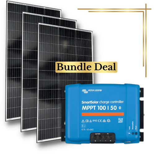 Exotronic 3x 180W Solar Panel & Victron SmartSolar MPPT 100/50 Kit