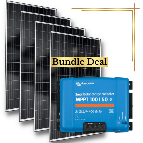 Exotronic 4x 180w Solar Panel & Victron SmartSolar MPPT 100/50 Kit