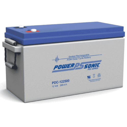 Power-Sonic 12V 268Ah C20 Cyclic AGM Battery