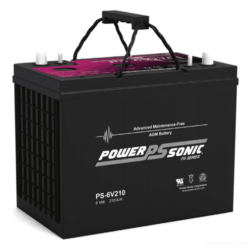 Power-Sonic 6V 210Ah C20 Cyclic AGM Battery
