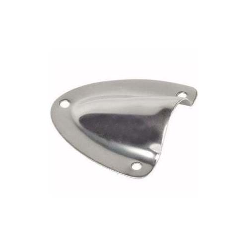 Cable entry clamshell cover - small stainless steel 