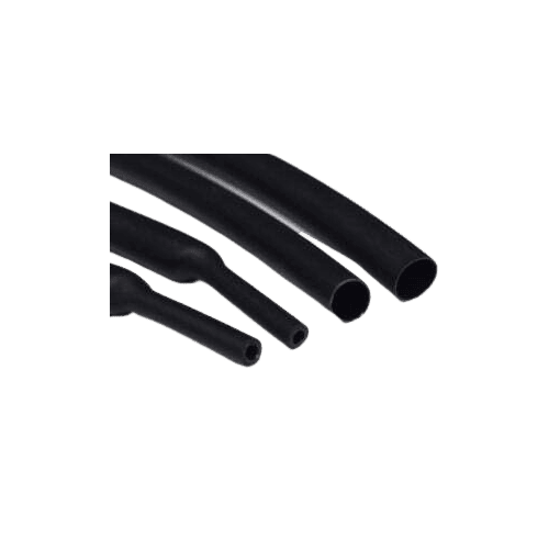Hellermann Tyton Black 12-4mm 3:1 Glue-Lined Heat Shrink, 1.2m (Suits 6B&S)