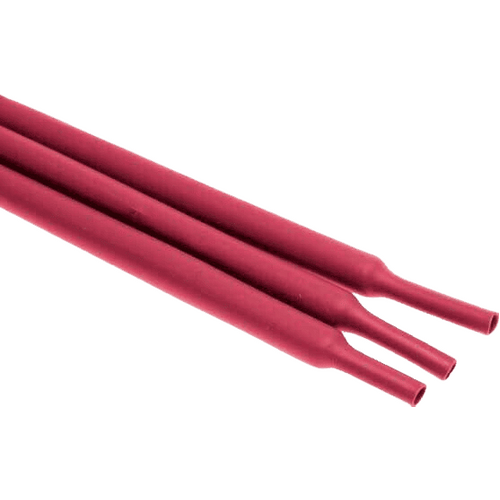 Hellermann Tyton Red 12-4mm 3:1 Glue-Lined Heat Shrink, 1.2m (Suits 6B&S)