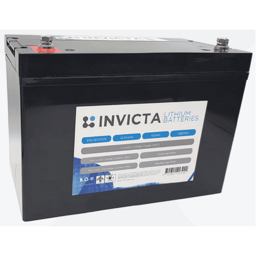 Invicta Lithium 12V, 100Ah, Series Capable Battery