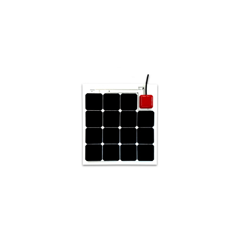 Solbian SunPower 47W Square - Flexible Solar Panel - All-in-One integrated regulator for 12V+SP47QAiO+SP47; AiO; SP50; AIO; SP45; All in One; 47W; Solbianflex; Solbian; SunPower; flexible; panel; flex; thin