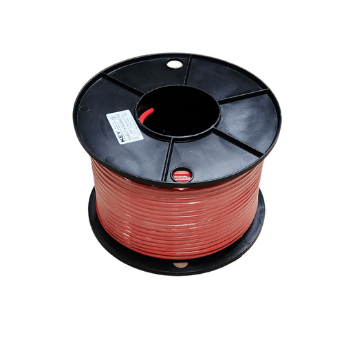 100m Roll of 6B&S (13.5mm²) Red Single Core Automotive Cable